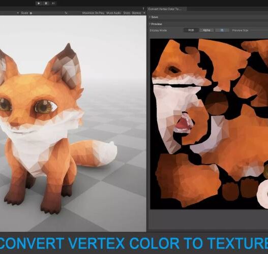 Convert Vertex Color To Texture