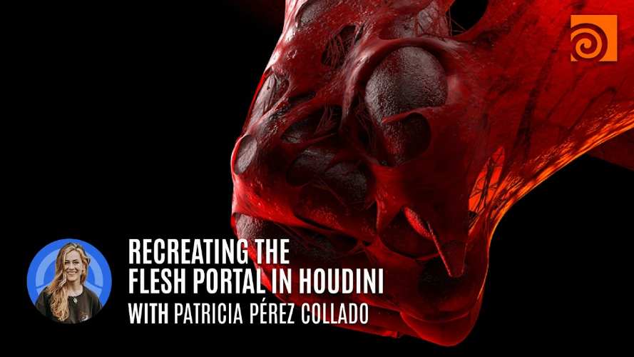 DoubleJump Academy - Recreating the Flesh Portal in Houdini