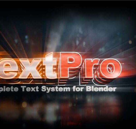 TextPro v1.0.1 for Blender Full Version Free Download TextPro