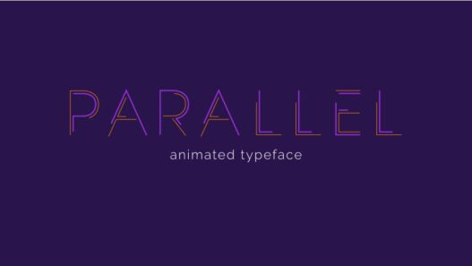 Parallel Animated Typeface