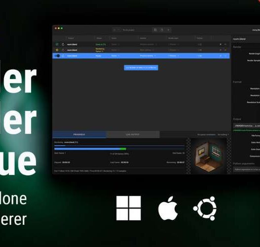 Blender Render Queue