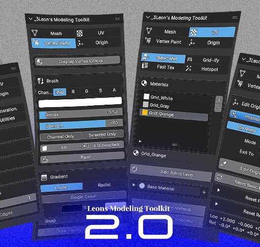 Leons Modeling Toolkit v2.0 for Blender Free Download Leons Modeling Toolkit