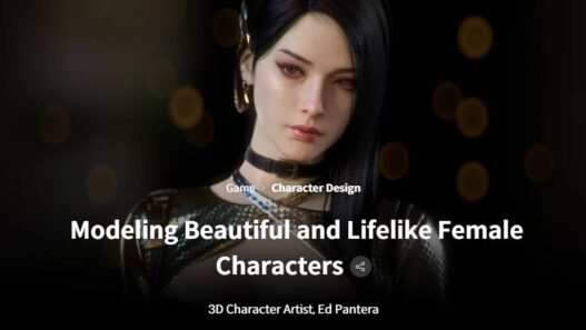 Modeling Beautiful and Lifelike Female Characters