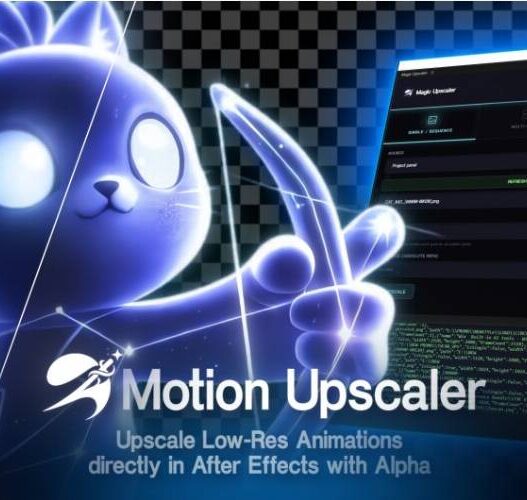 AEScripts Motion Upscaler v1.0.0 for After Effects Free Download Motion Upscaler