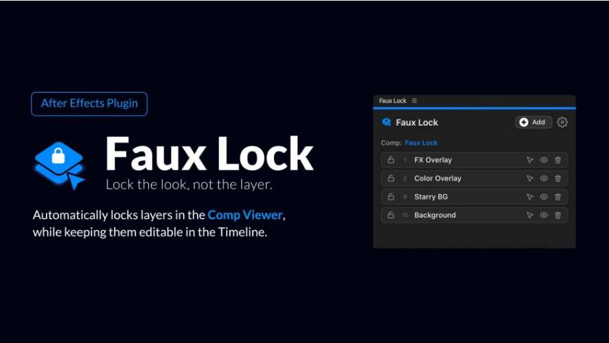 AEScripts Faux Lock 1.0.0 Free Download Faux Lock