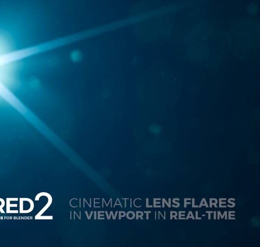 Flared2 Cinematic Lens Flares In Real-Time for Blender Free Download Flared2