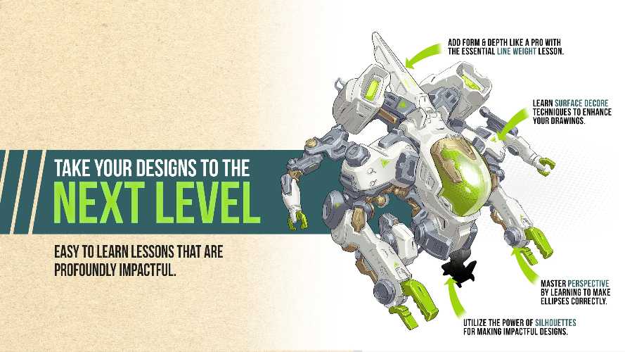 Gumroad - Learn to Draw Robots & Mecha - An Essential Course Free Download Gumroad - Learn to Draw Robots & Mecha - An Essential Course