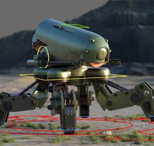 Gumroad - Mechanical Rigging in Blender Battle Drone Free Download Gumroad - Mechanical Rigging in Blender Battle Drone