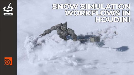 Snow Simulation Workflows in Houdini
