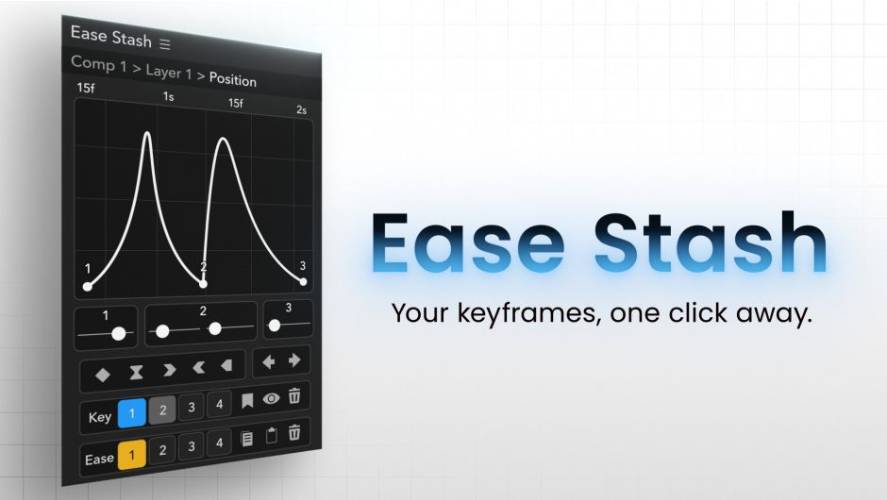 AEScripts Ease Stash v1.0 Free Download Ease Stash