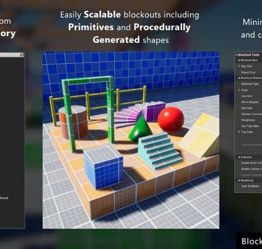 Blockout Tools Plugin 1.5.2 for Unreal Engine 5 Free Download Blockout Tools