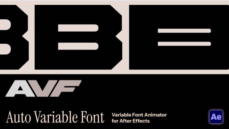 AEScripts Auto Variable Font v1.0 for After Effects Free Download Auto Variable Font